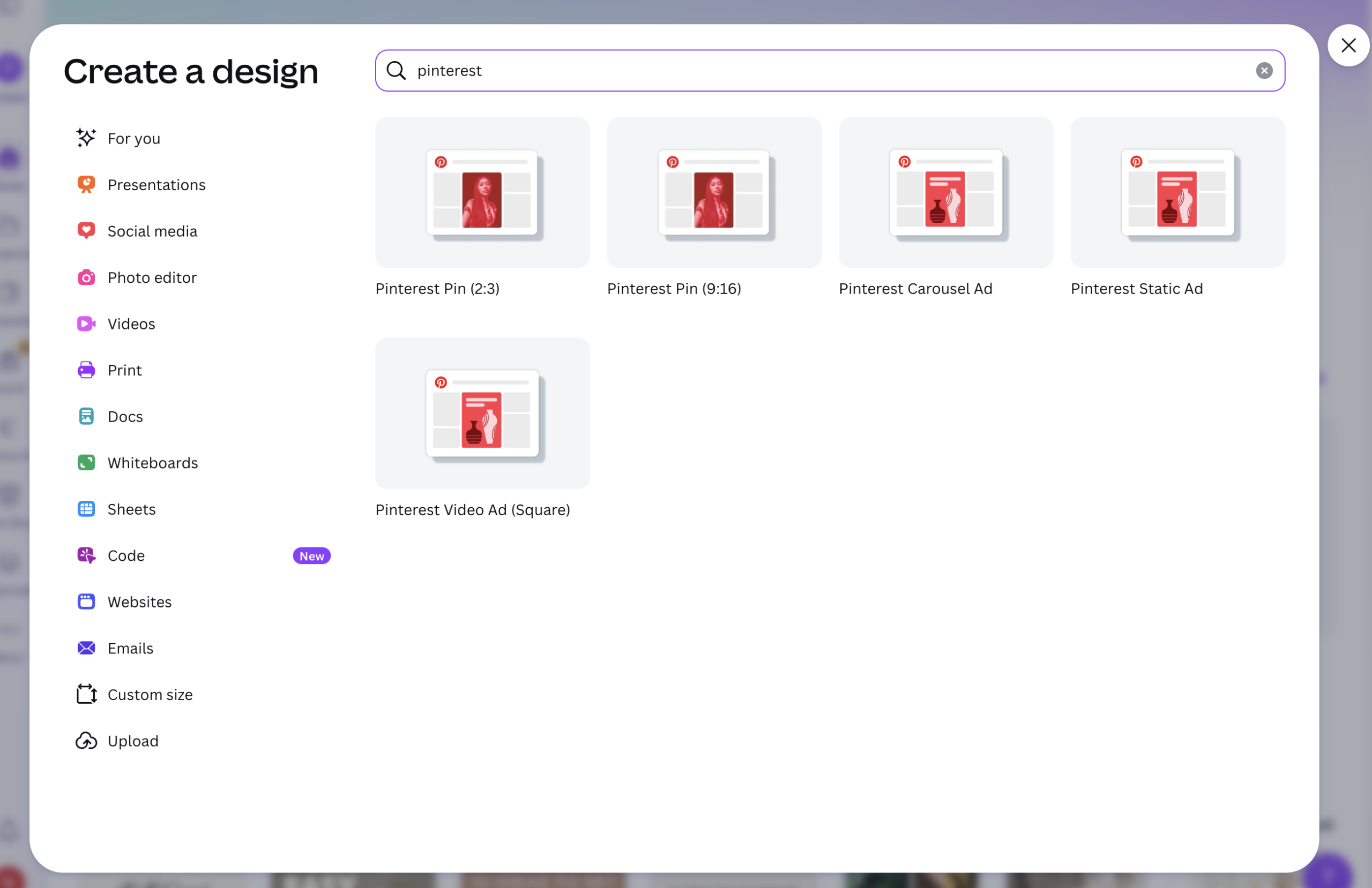 canva pinterest